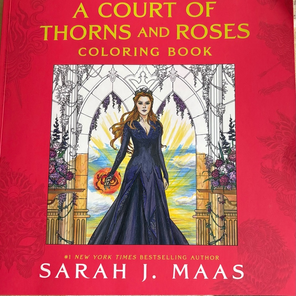 A Court of Thorns and Roses Coloring Book